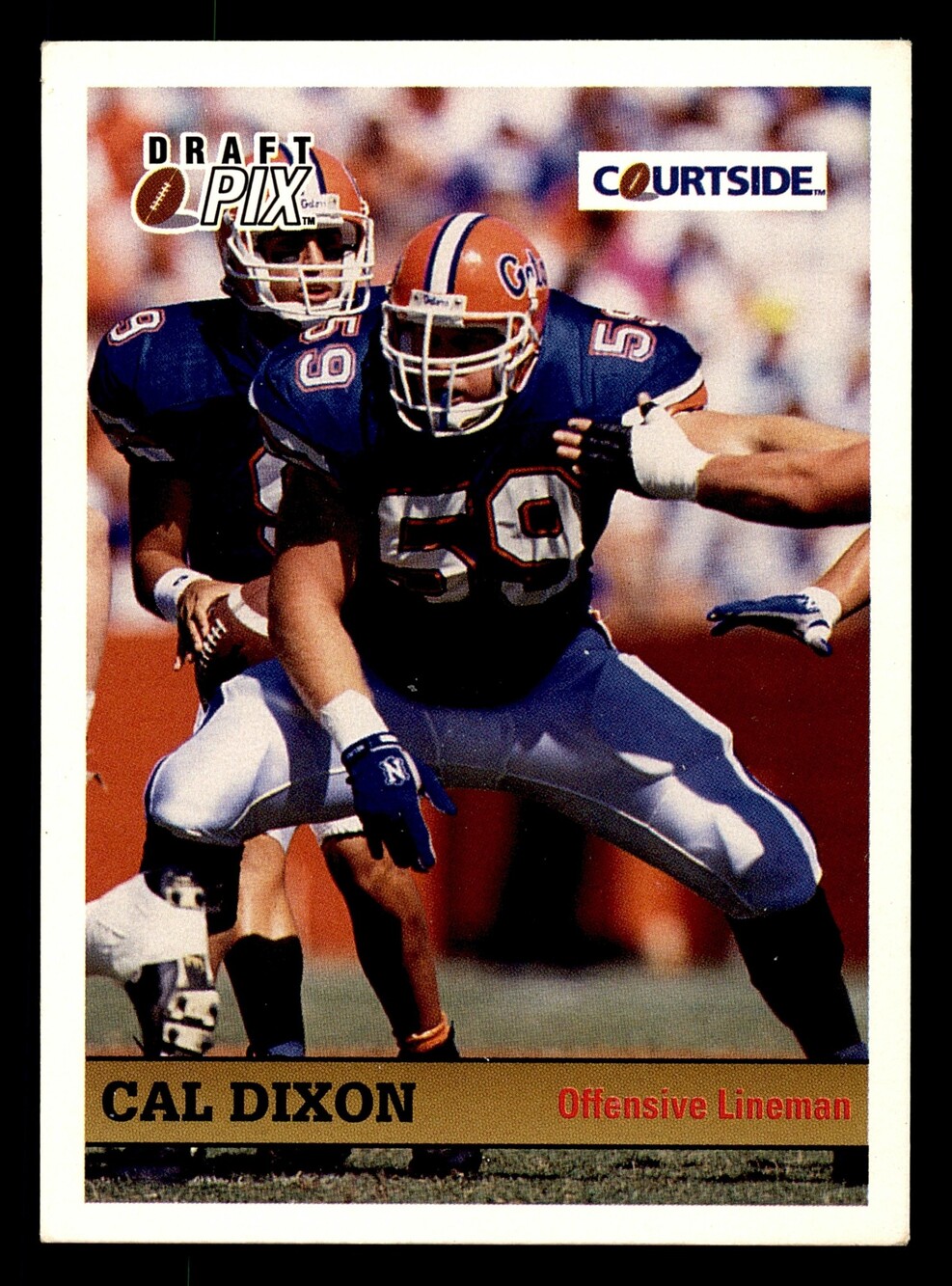 1992 Courtside Draft Pix #101 Cal Dixon Card